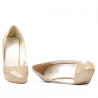Chaussures élégantes femme 1233 vernis beige