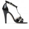 Sandales femme 1239-1 vernis noir