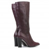 Bottes femme 1158-1 bordeaux