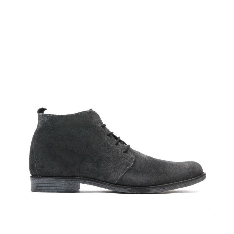 Bottes hommes 412 anthracite velours