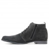 Bottes hommes 412 anthracite velours