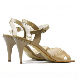 Sandales femme 1240 vernis beige