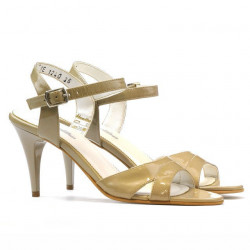 Sandales femme 1240 vernis beige