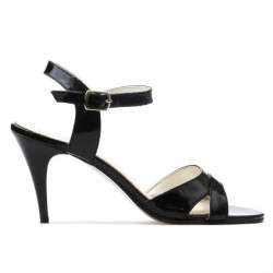 Sandales femme 1240 vernis noir