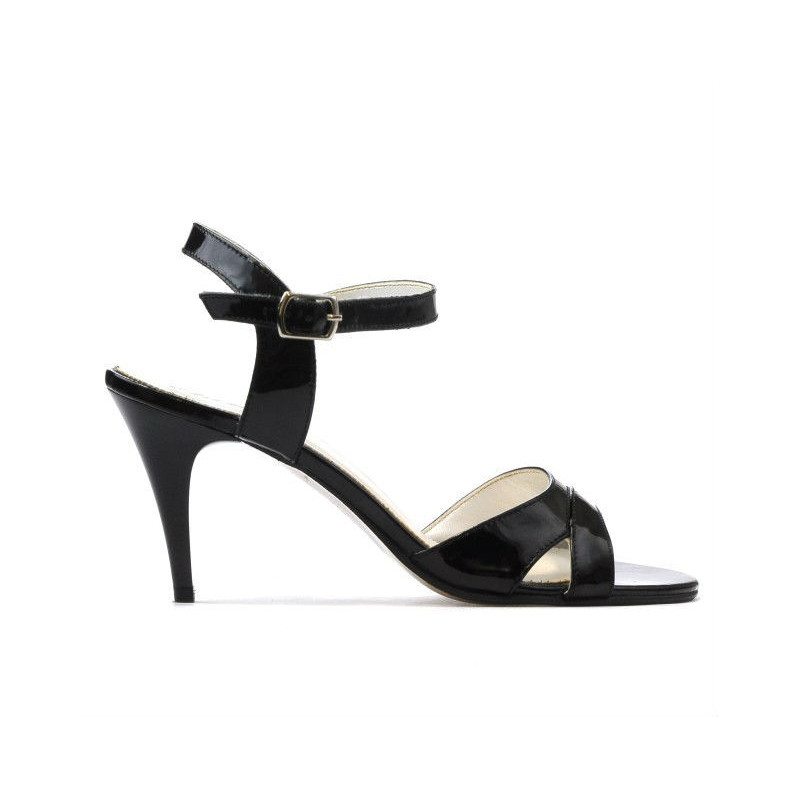 Sandales femme 1240 vernis noir