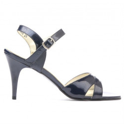 Sandales femme 1240 verni indigo