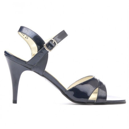 Sandales femme 1240 verni indigo