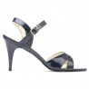 Sandales femme 1240 verni indigo