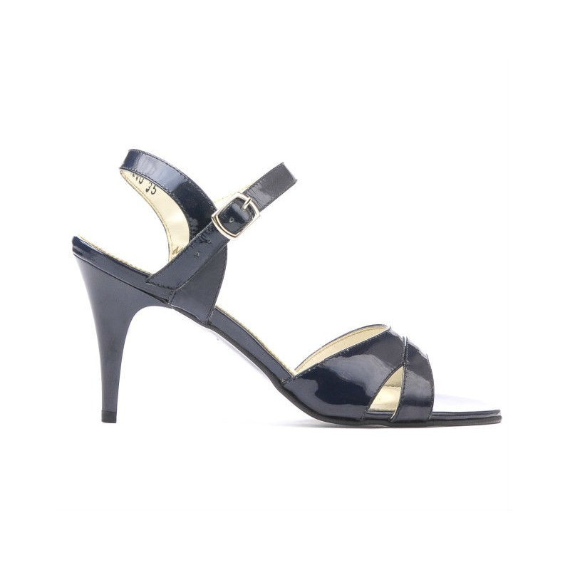 Sandales femme 1240 verni indigo
