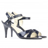 Sandales femme 1240 verni indigo