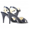 Sandales femme 1240 verni indigo