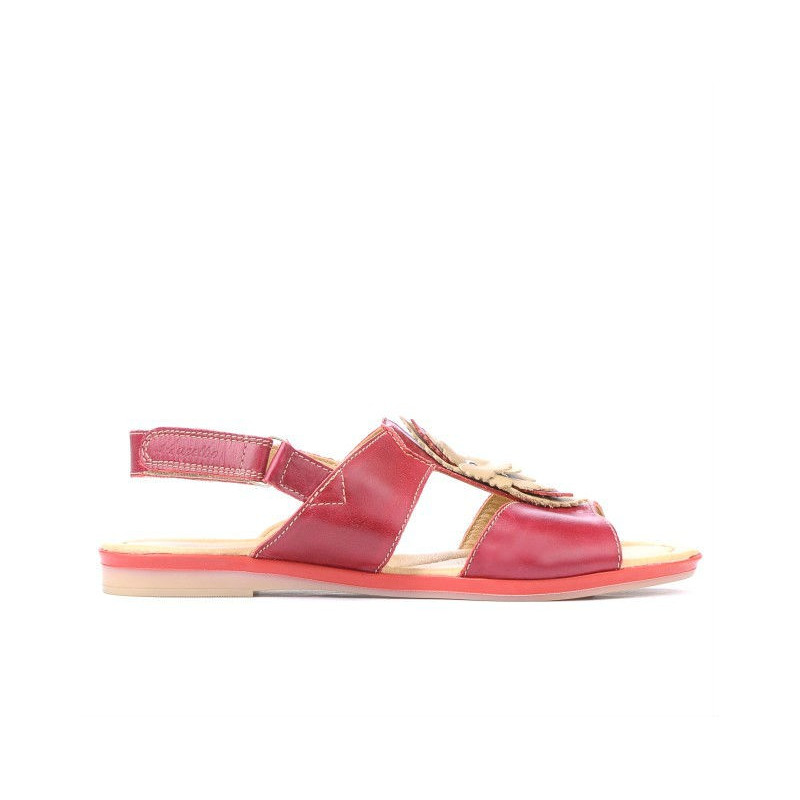 Sandales femme 5009 rouge