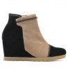 Bottes femme 1143 noir antelope+cappuccino