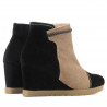 Bottes femme 1143 noir antelope+cappuccino
