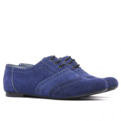 Chaussures décontractées femme 186 indigo velours