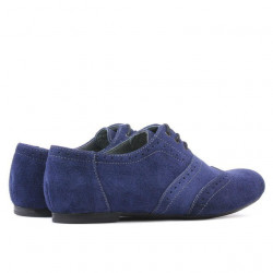 Chaussures décontractées femme 186 indigo velours