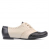 Chaussures décontractées femme 186 noir+beige