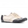 Chaussures décontractées femme 186 noir+beige