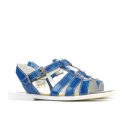 Sandales enfants 530 vernis bleu