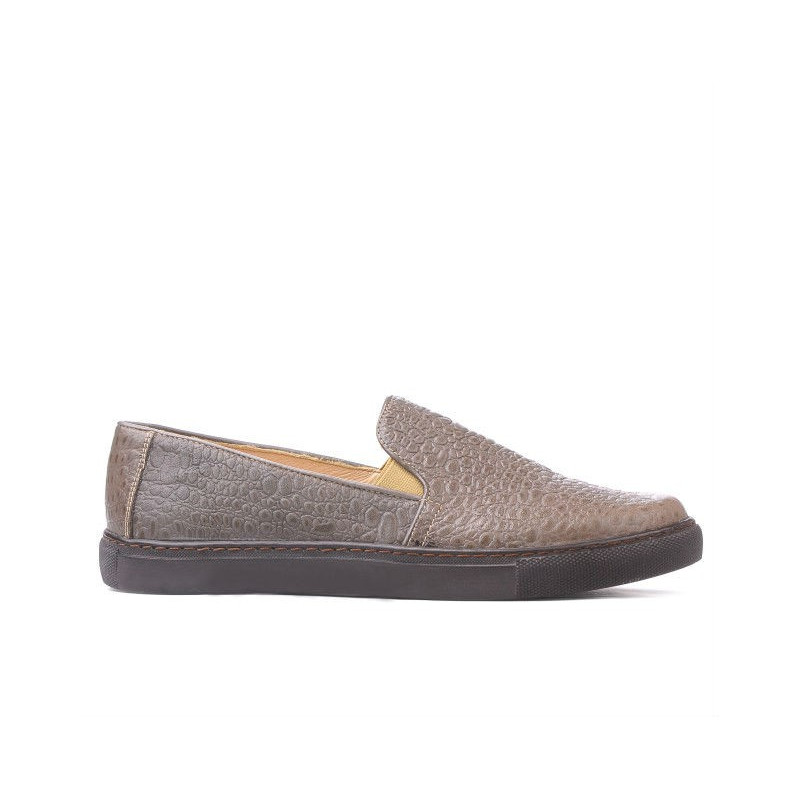 Baskets femme 658 croco sable