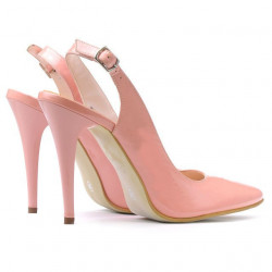 Sandales femme 1235 vernis rose