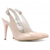Sandales femme 1235 vernis beige nacré