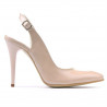 Sandales femme 1235 vernis beige nacré