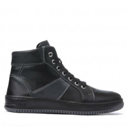 Bottes hommes 4107 noir+gris