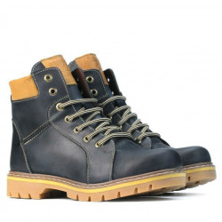 Bottes adolescents 439-1 tuxon indigo+marron