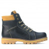Bottes adolescents 439-1 tuxon indigo+marron