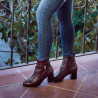 Bottes femme 1169 bordeaux