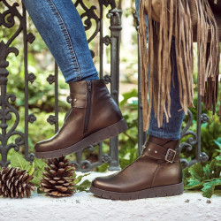 Bottes femme 3320 cuivré lifestyle