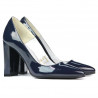 Chaussures élégantes femme 1261 vernis indigo