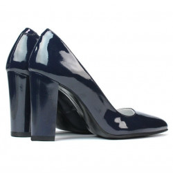 Chaussures élégantes femme 1261 vernis indigo