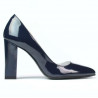 Chaussures élégantes femme 1261 vernis indigo