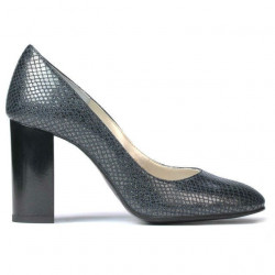 Chaussures élégantes femme 1269 python indigo