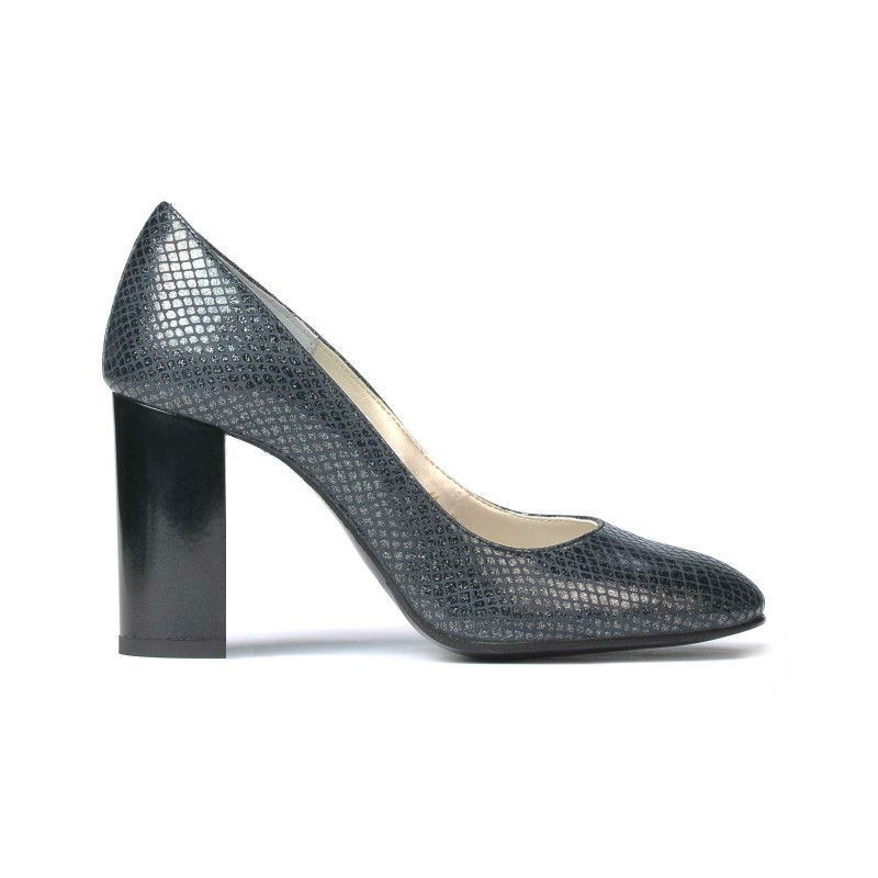 Chaussures élégantes femme 1269 python indigo