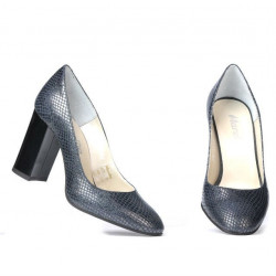 Chaussures élégantes femme 1269 python indigo