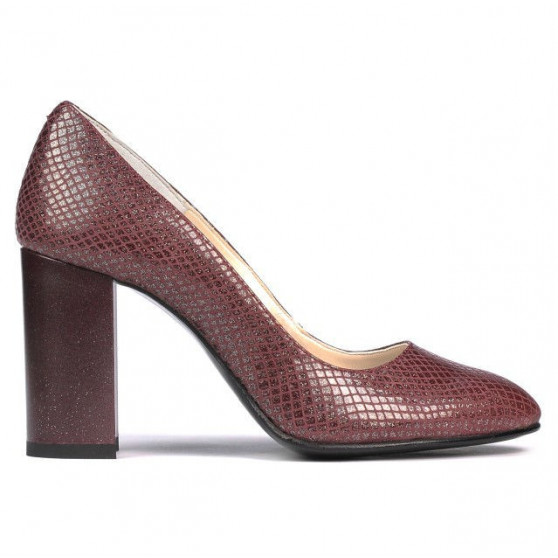Chaussures élégantes femme 1269 python bordeaux Chaussures élégantes femme 1269 python bordeaux