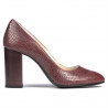 Chaussures élégantes femme 1269 python bordeaux