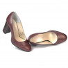 Chaussures élégantes femme 1269 python bordeaux