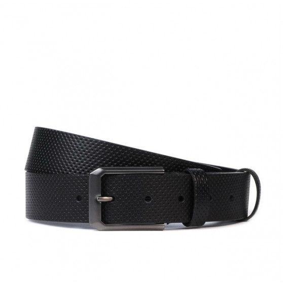 Ceinture homme 15bp noir perforé Ceinture homme 15bp noir perforé