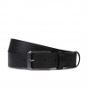 Ceinture homme 15bp noir perforé