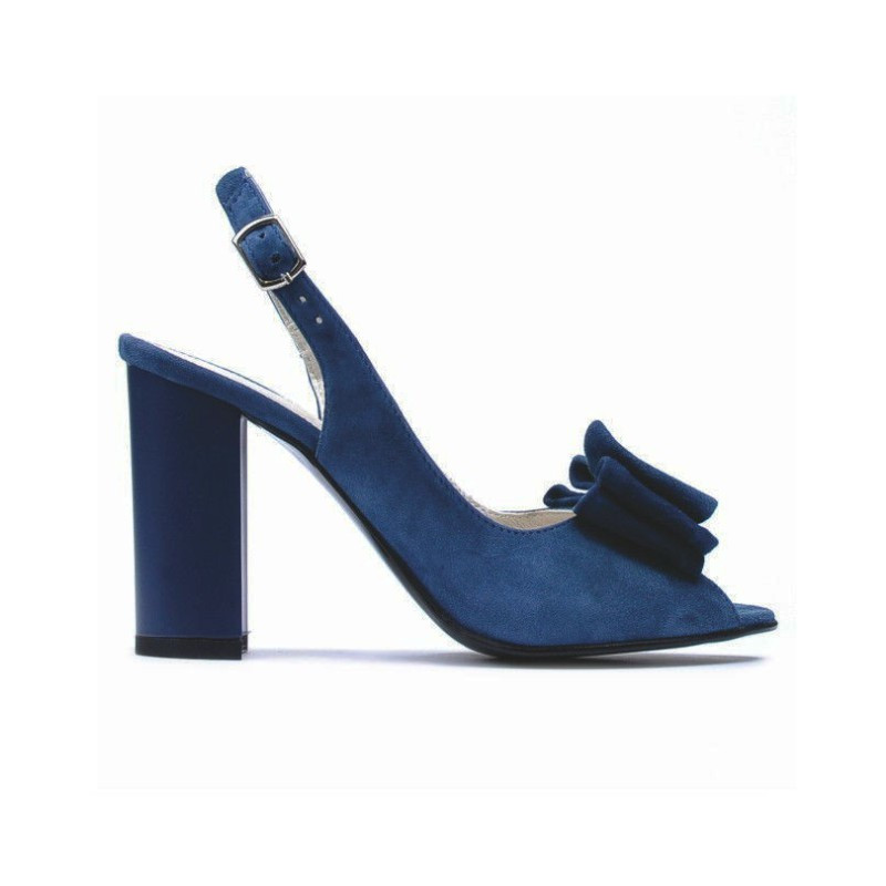 Sandales femme 1256 turquoise antelope