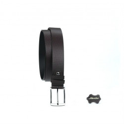 Ceinture homme 25bp marron perforée