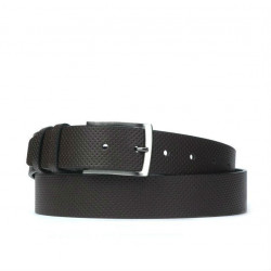 Ceinture homme 25bp marron perforée