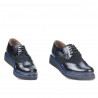Chaussures décontractées femme 663-1 vernis indigo combiné