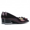 Chaussures élégantes femme 1270 verni bordeaux