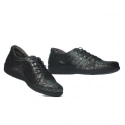 Chaussures casual femme 698 noir nacré