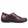 Chaussures décontractées femme 698 bordeaux nacré